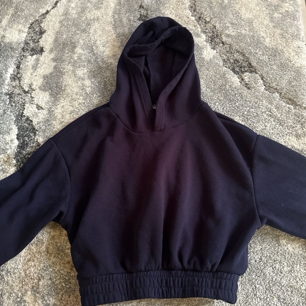 Women's Black Hooded Vest